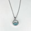 گردنبند سوارسکی جواهری زنانه ، گردنبند دلفین داخل دریا رنگ ثابت 