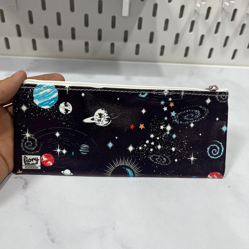 جامدادی کهکشان سرمه ای  چرم مصنوعی