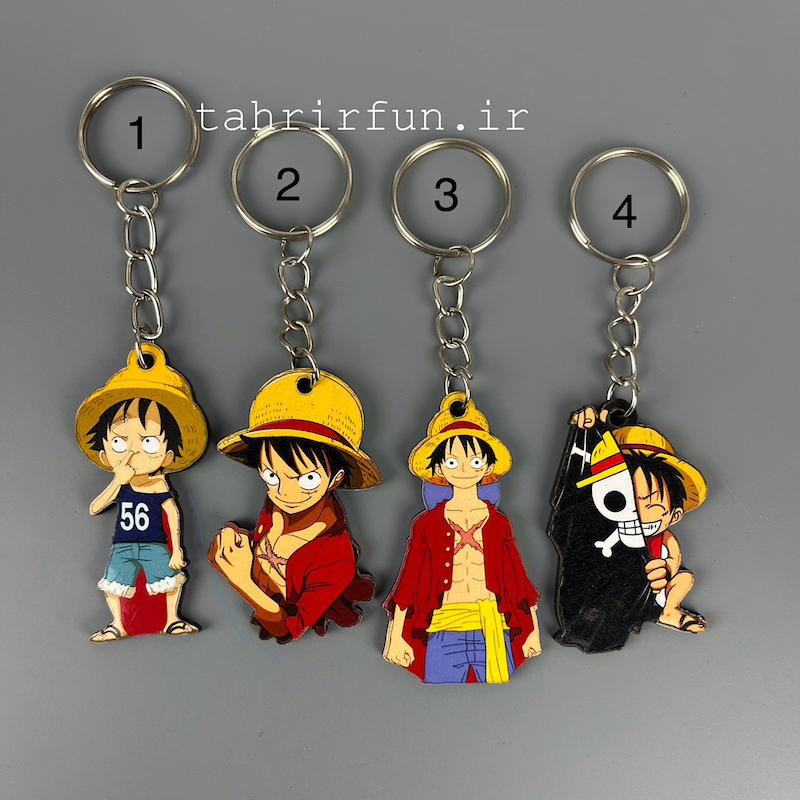 جاکلیدی انیمه وان پیس ، جاکلیدی لوفی کلاه حصیری (One piece)