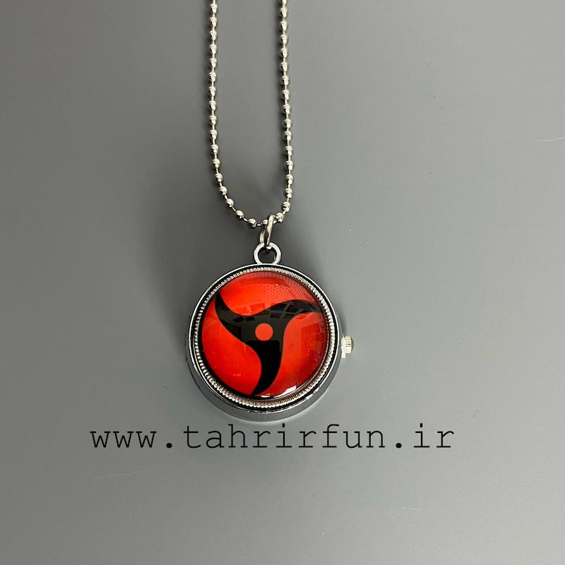 گردنبند ساعتی انیمه ناروتو ، گردنبند ساعتی اسپینری طرح شارینگان ایتاچی  (Itachi)