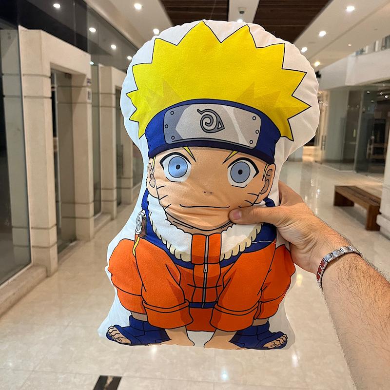 کوسن یا بالش انیمه ناروتو طرح ناروتو سایز بزرگ دوروچاپ‌