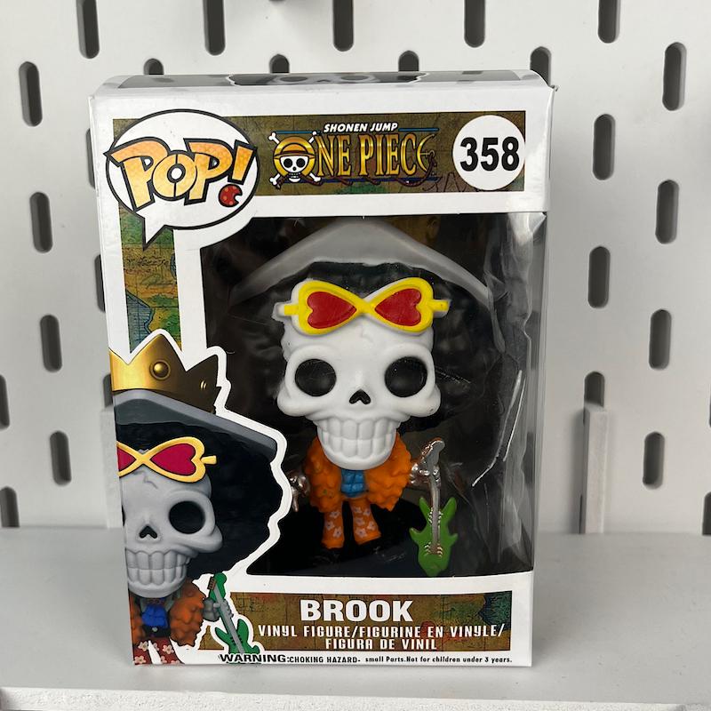 اکشن فیگور فانکوپاپ انیمه وان پیس بروک‌ کلاه حصیری جعبه دار