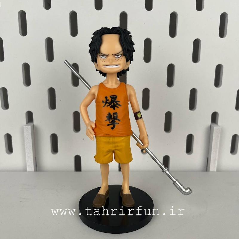 فیگور ایس انیمه وان پیس فیگور بچگی های پورتی گاس دی ایس داداش لوفی کلاه حصیری 