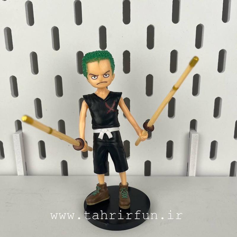 فیگور زورو انیمه وان پیس فیگور بچگی های رورونوا زورو وفادار ترین خدمه لوفی کلاه حصیری 