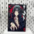تابلو شاسی انیمه A4 دیواری انیمه ناروتو طرح ایتاچی(Naruto)،(ITACHI)