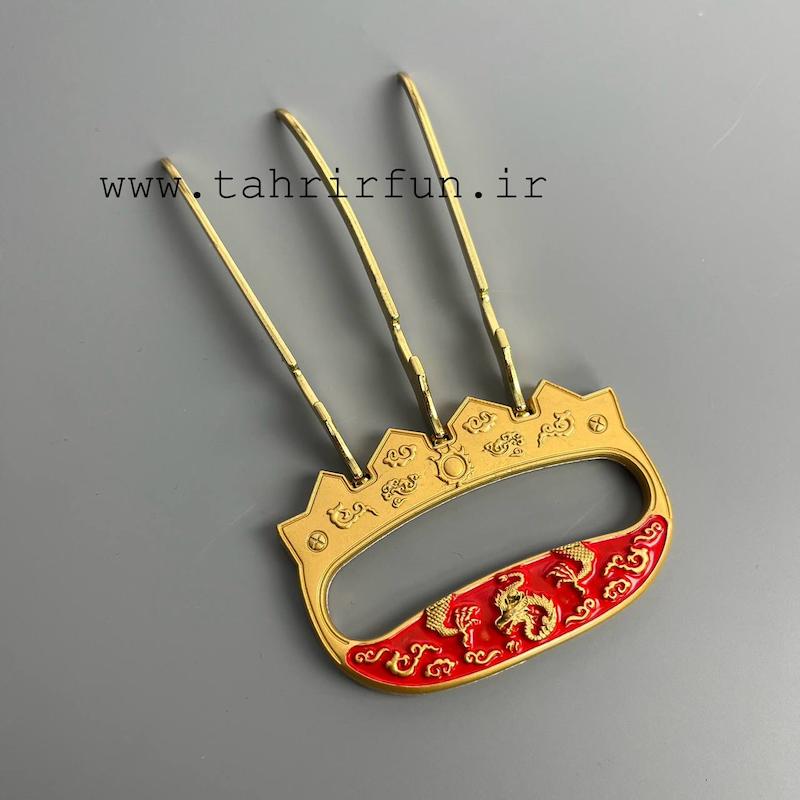 پنجه بکس سه شاخ اژدهای طلایی دکوری