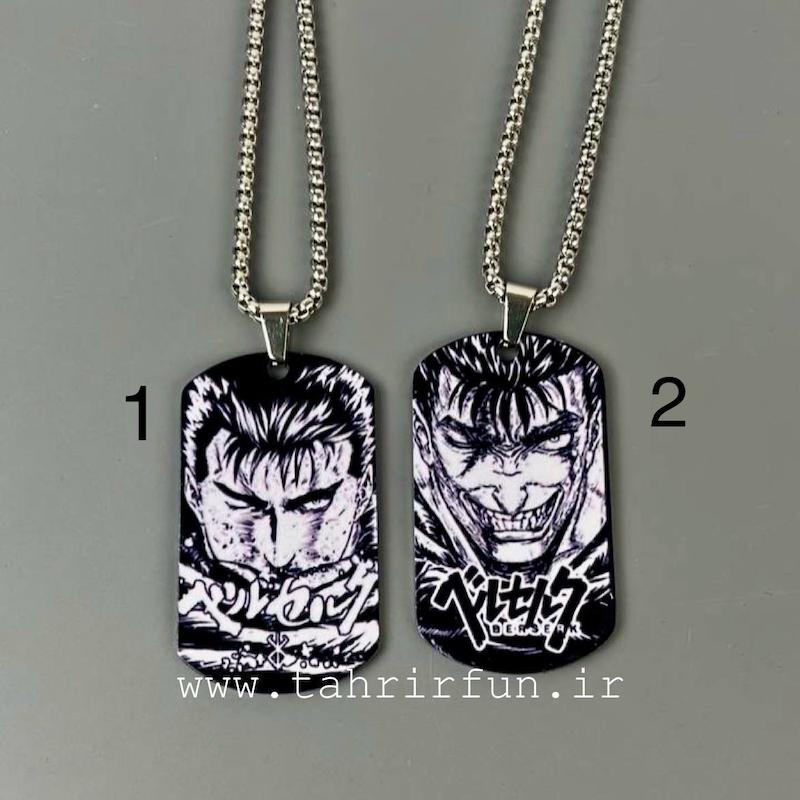 گردنبند انیمه برزرگ‌ ، گردنبند گاتس و علامت قربانی برزرک