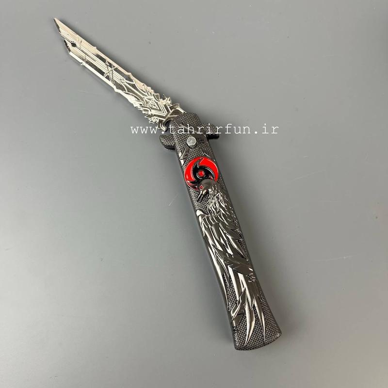 خنجر یا چاقوی ضامن دار شارینگان ایتاچی انیمه ناروتو دکوری