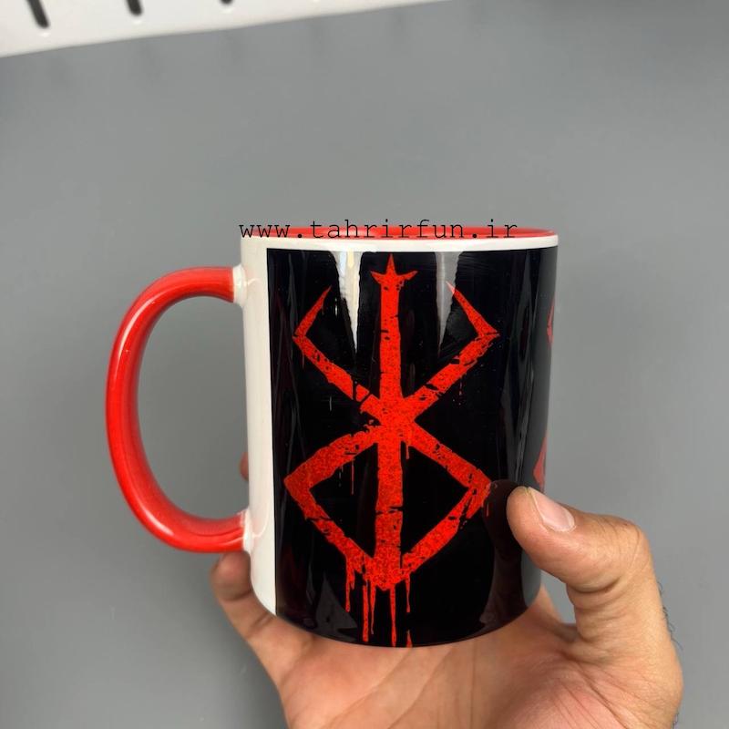 ماگ یا لیوان برزرک نماد قربانی برزرک ، انیمه برزرک 