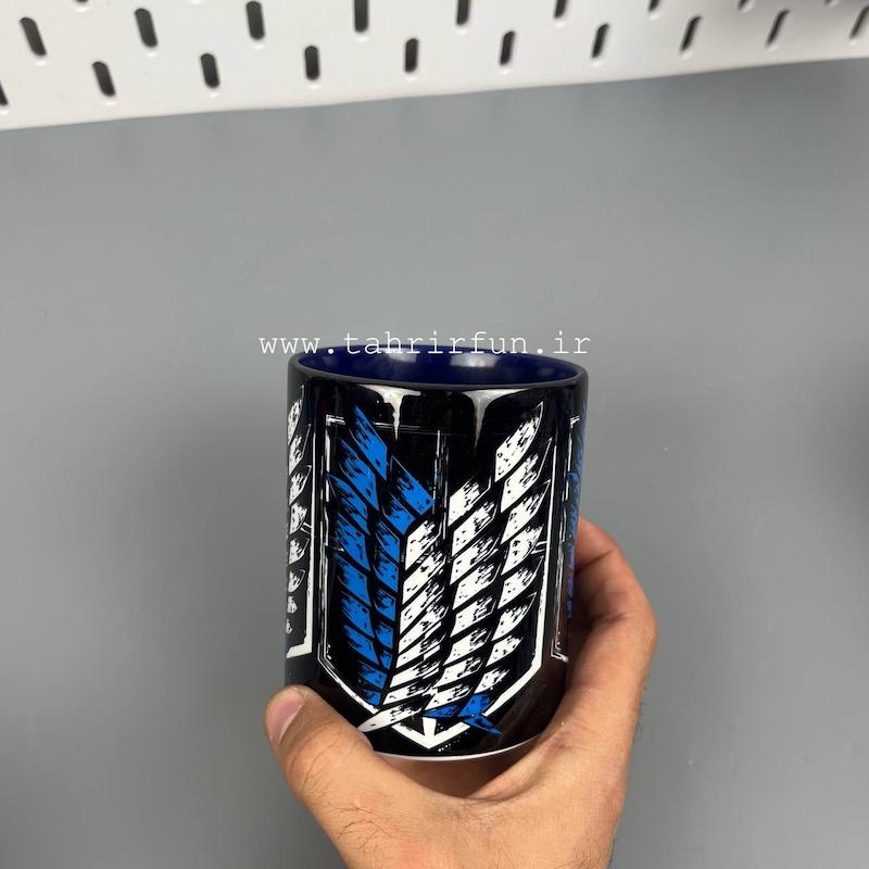 ماگ یا لیوان طرح بال های آزادی ، انیمه اتک آن تایتان