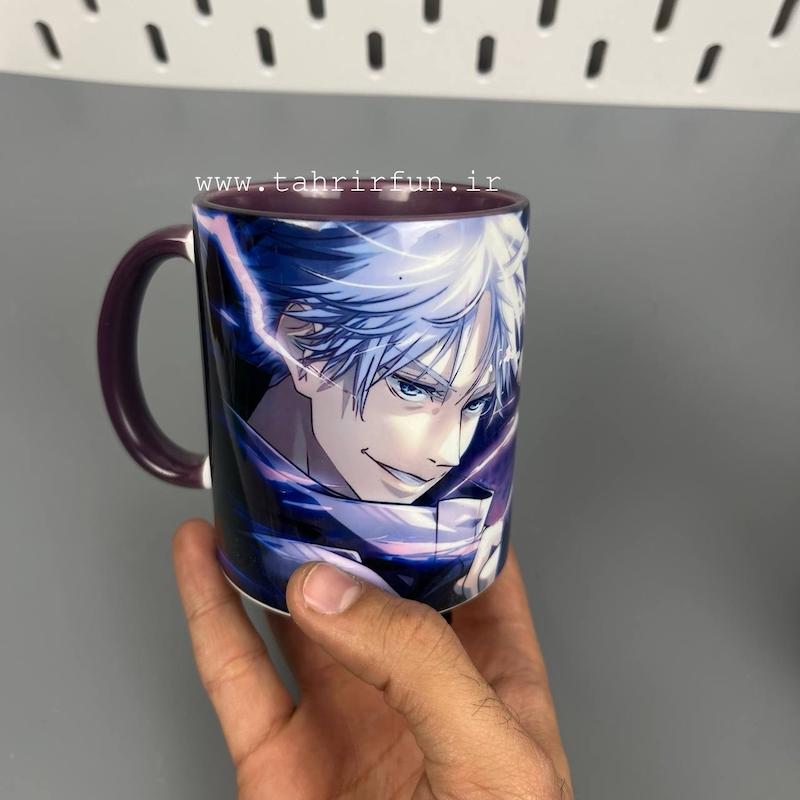 ماگ یا لیوان طرح گوجو ساتورو   ، انیمه جوجوتسو کایسن