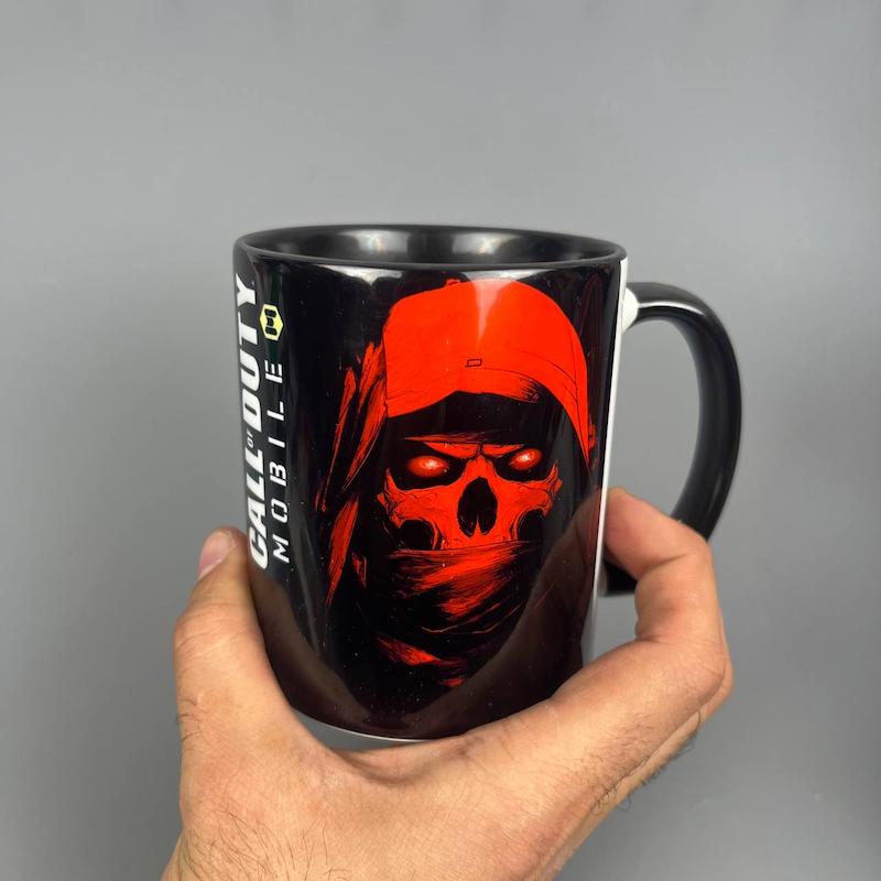 ماگ یا لیوان طرح کار آف دیوتی طرح گوست