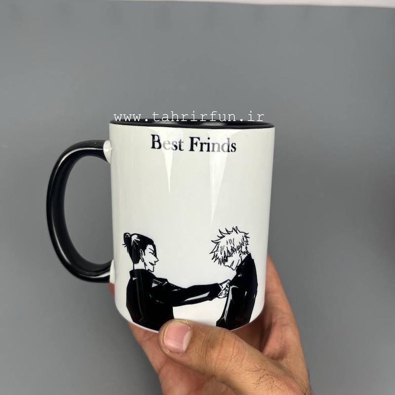 ماگ یا لیوان طرح گوجو ساتور و گتو سوکورو ، انیمه جوجوتسو کایسن 