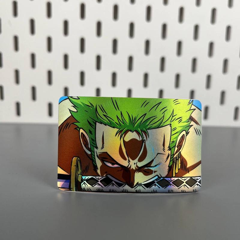 استیکر کارت عابر بانک هولوگرامی رورونوا زورو هولولگرامی انیمه وان پیس (One piece)