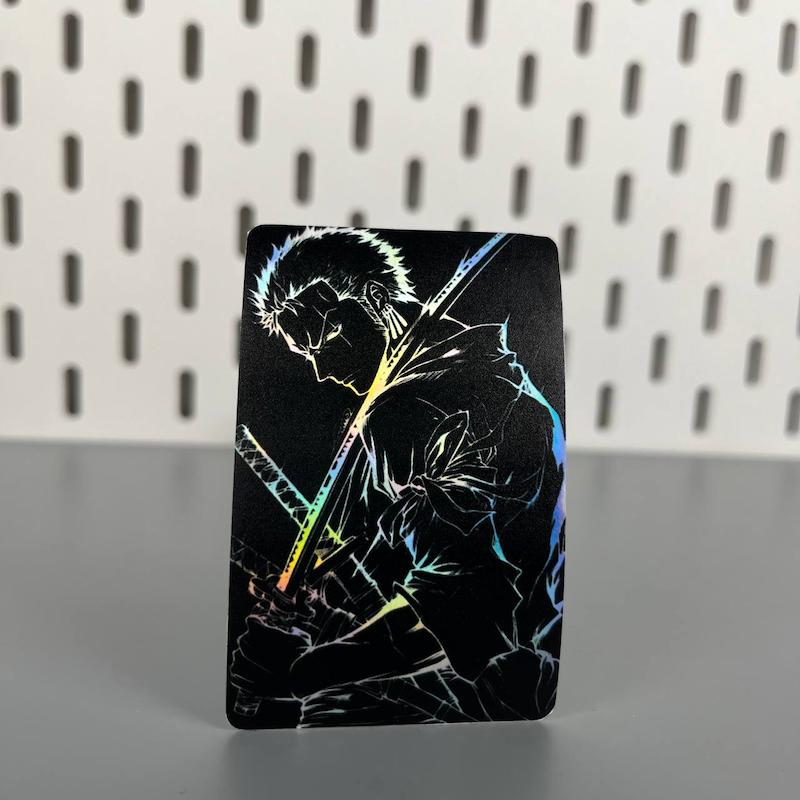 استیکر عابر بانک استیکر کارت هولوگرامی زورو کلاه حصیری انیمه وان پیس (One piece)