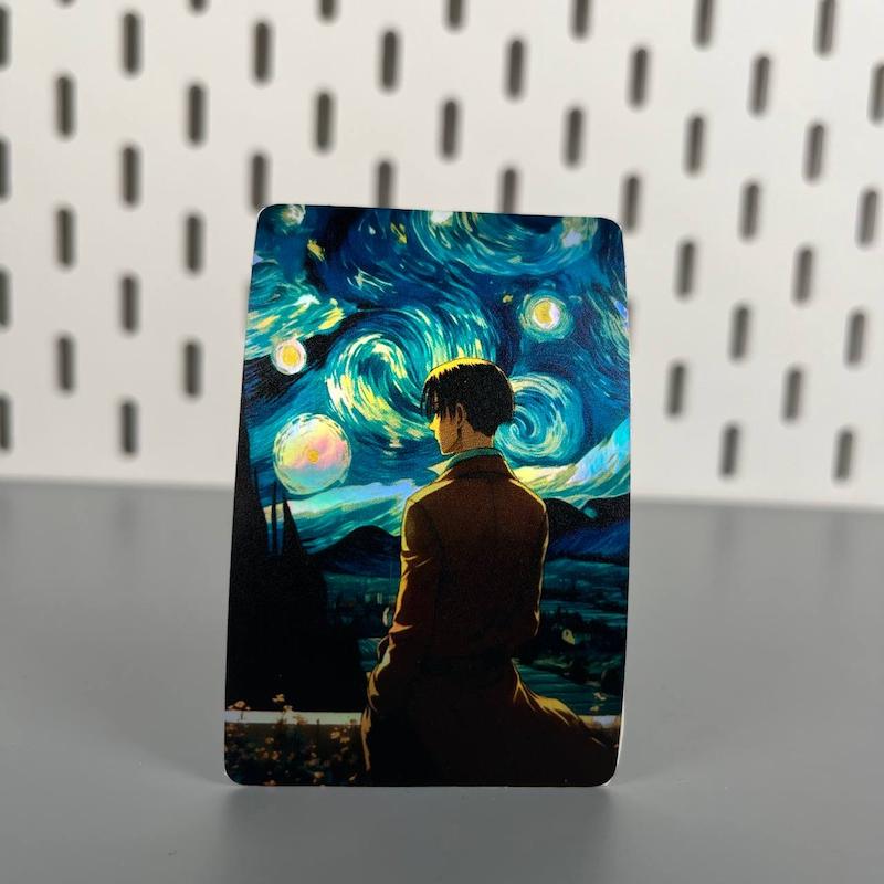 استیکر کارت عابر بانک لیوای هولوگرامی انیمه اتک آن تایتان(attack on Titan)