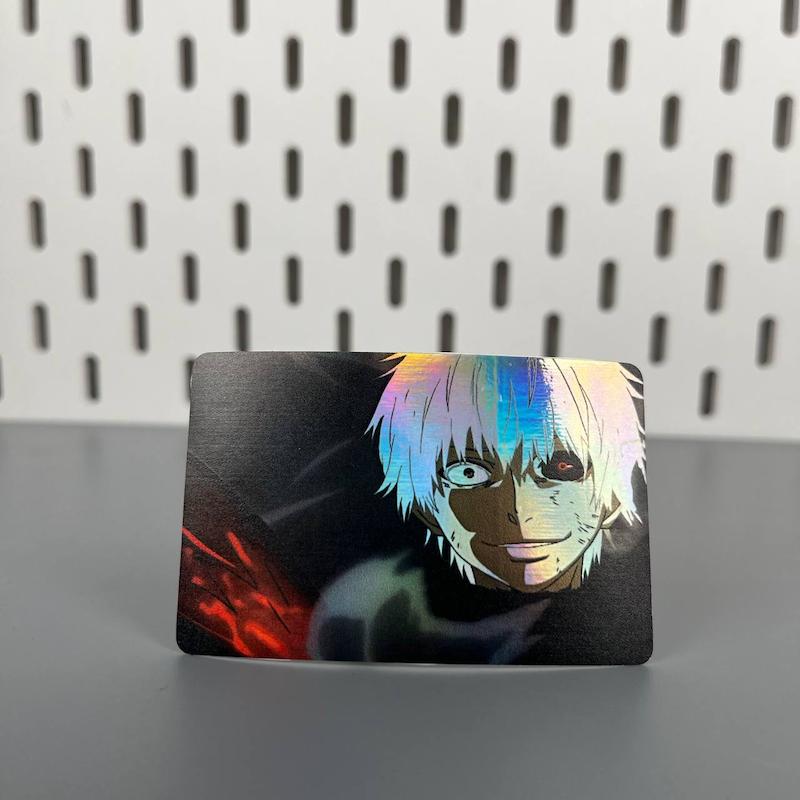 استیکر کارت انیمه  توکیوغول طرح کانکی ، استیکر عابربانک هولوگرامی انیمه ای،