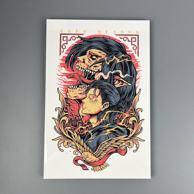 تابلو  انیمه ای ارن و تایتان انیمه اتک آن تایتان (Eren Yeager)،(Attack on Titan)