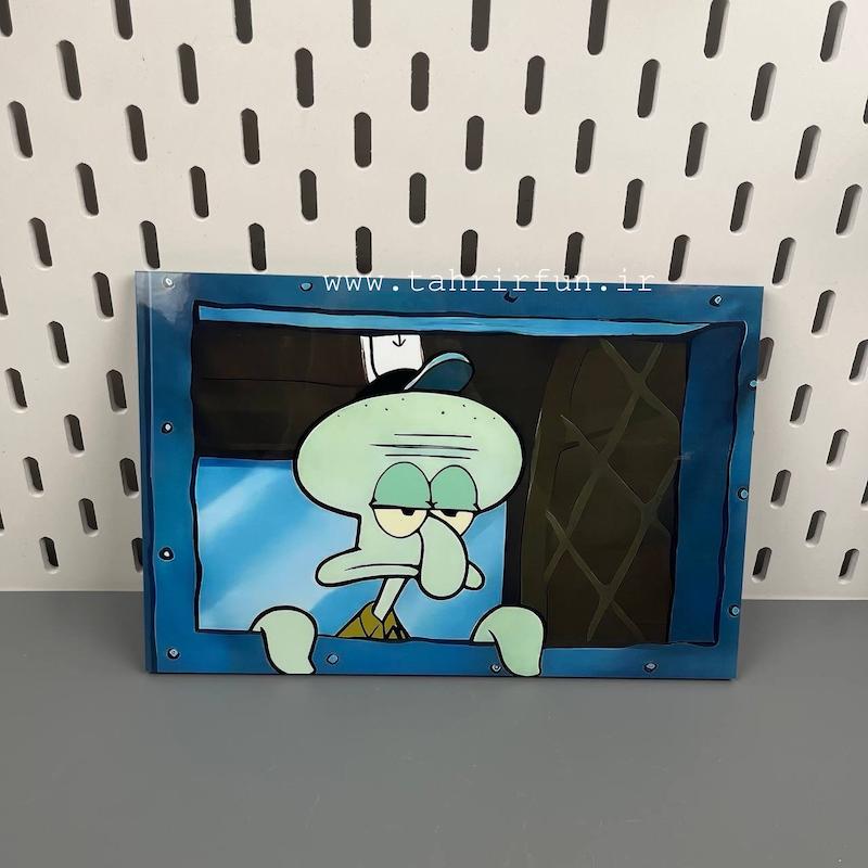 تابلو اختاپوس همسایه باب اسفنجی