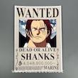 پوستر وانتد یونکو شنکس مو قرمز ، پوستر انیمه وان پیس (Vantad-Shanks)one piece