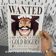 پوستر گلدی راجر وانتد پادشاه دریایی ، پوستر انیمه وان پیس (Vantad-Gold.Roger)one piece