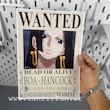 پوستر تحت تعقیب بوا هانکوک شیجیبوکای یا ملکه مارها ، پوستر انیمه وان پیس (WANTED-BOA-HANCOCK)one piece