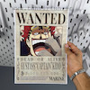 پک 2 عدد پوستر انیمه وان پیس طرح یوستاس کاپتان کیدو و کیلر (Eustass-captan-Kid)one piece ،پوستر گلاسه 