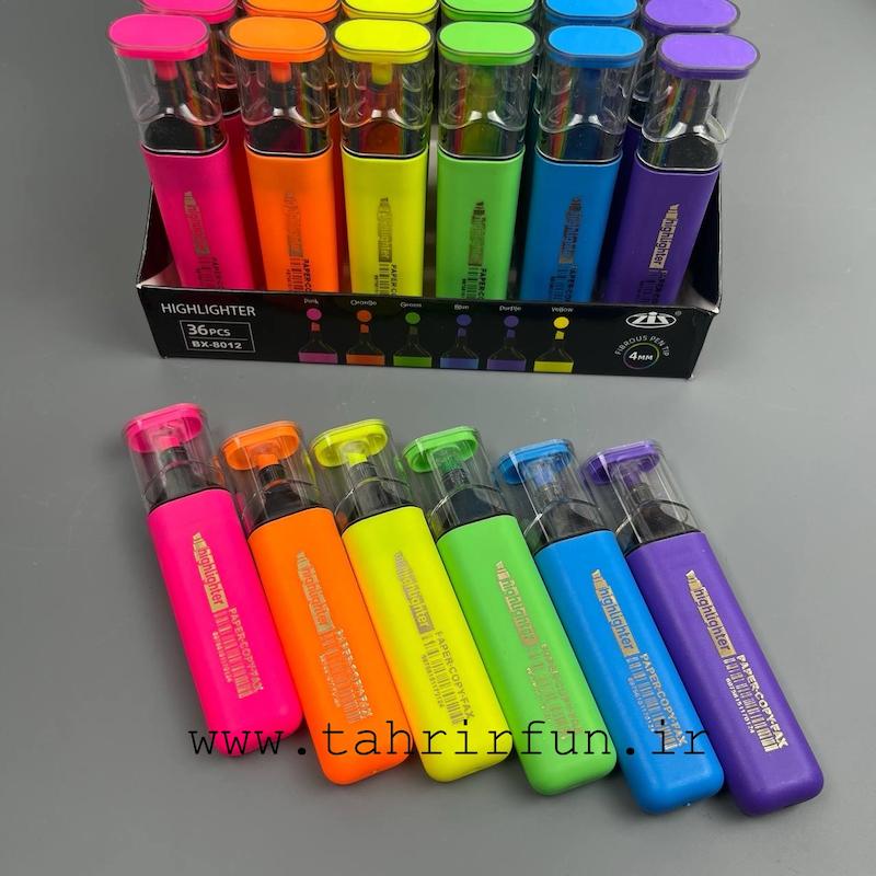 هایلایتر رنگ پاستلی یکم تیره ، ماژیک علامت زن پاستلی یکم تیره