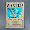 پوستر مارکو سیمرغ خدمه ریش سفید پوستر انیمه ای ، انیمه وان پیس (Marco)one piece ، پوستر گلاسه