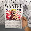 پوستر دوفلامینگو یا دون کیهوت دوفلامینگو ، پوستر انیمه وان پیس (WANTED-Donquixote-Doflamingo)one piece ، پوستر گلاسه 