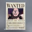 پوستر کروکودایل شیجیبوکای سابق ، پوستر انیمه وان پیس (WANTED-SIR-COCODRILE)one piece