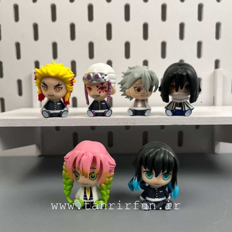 فیگور مینی شیطانکش 6 عددی هاشیرا های انیمه شیطان کش