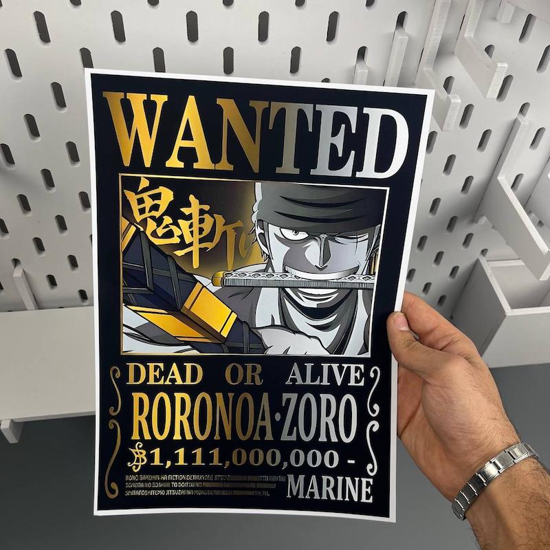 پوستر رورونوا زورو ، پوستر انیمه وان پیس (Vantad-Roronoa.zoro)one piece