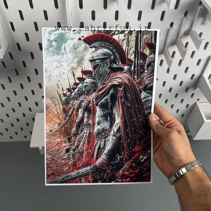 پوستر ‌لشگر سربازان جنگجو رومی