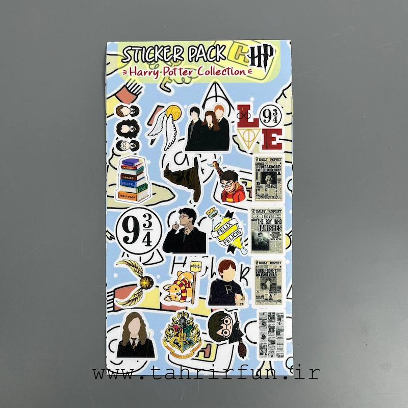 پک استیکر لپ تاپ ، موبایل و ماشین ، استیکر هری پاتر ، ضد خش و ضد آب ، سریال هری پاتر(Harry Potter)