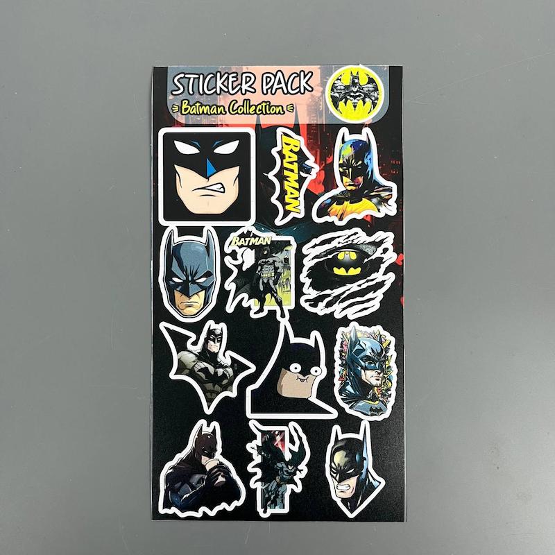 پک استیکر بتمن  ، استیکر پکی بتمن  لپ تاپ و موبایل و ماشین ضد آب و ضد خش(Batman collection)