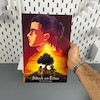 تابلو ارن و درخت جاویدان انیمه اتک آن تایتان (Eren Yeager)،(Attack on Titan)  ( اندازه  20 در 30 سایز A4)