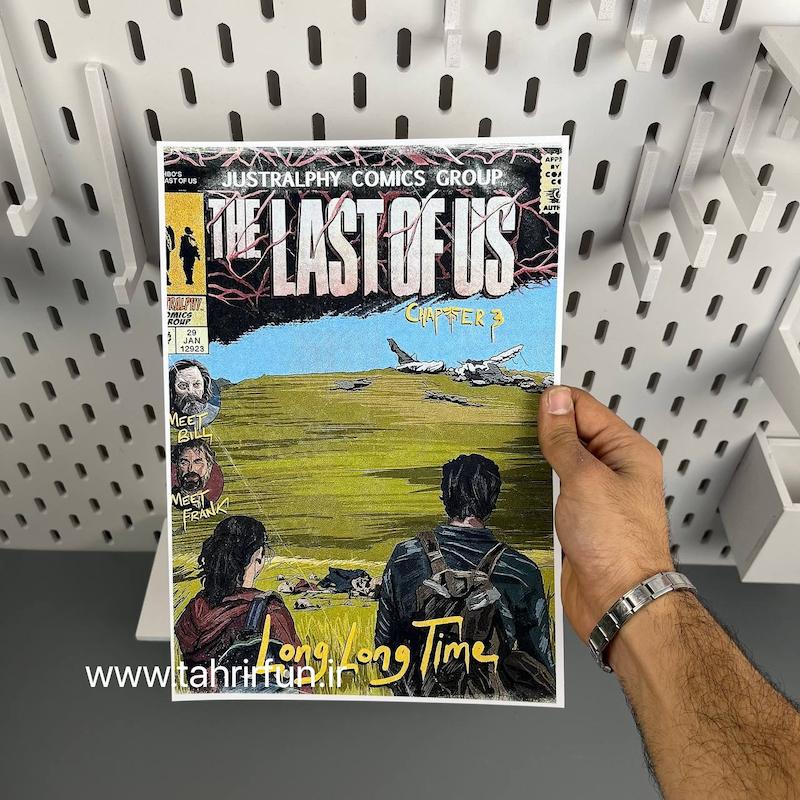 پوستر  د لست اف آس  ، پوستر بازی لست اف آس دیواری ( ابعاد 21 در 30 سایزA4) ،(جنس مقوا گلاسه ضخیم ) 