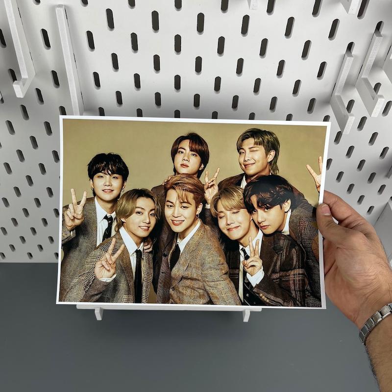 پوستر بی تی اس گروه خوانندگی BTS (سایز 30در20) کد 3