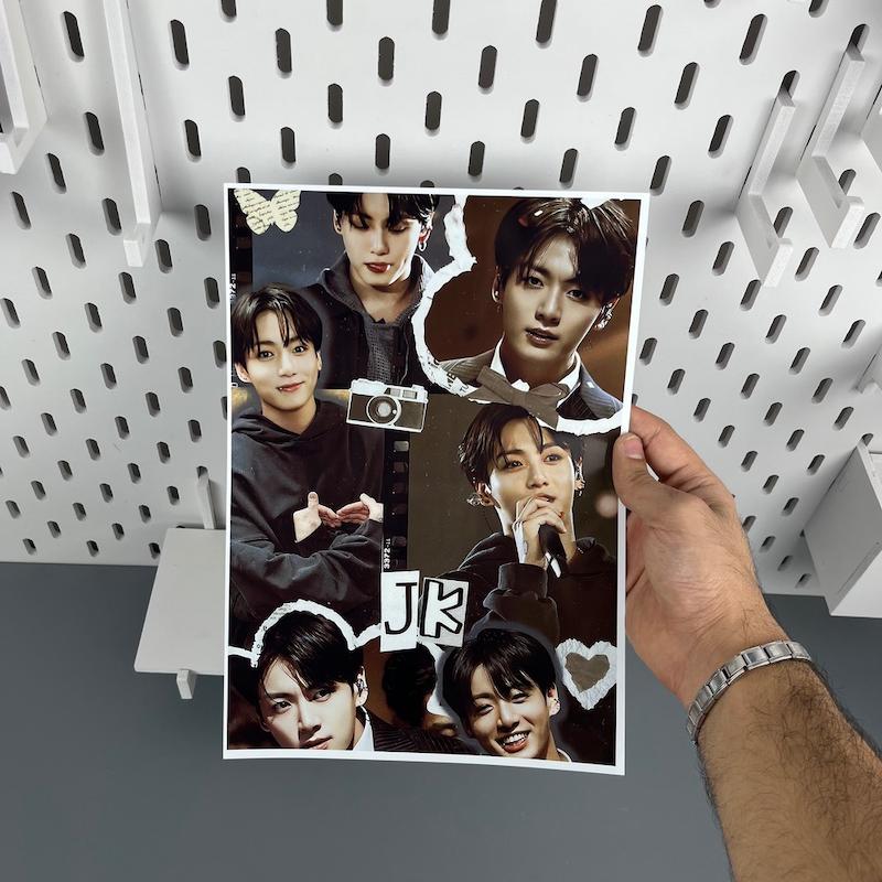 پوستر بی تی اس گروه خوانندگی BTS (سایز 30در20) کد 8