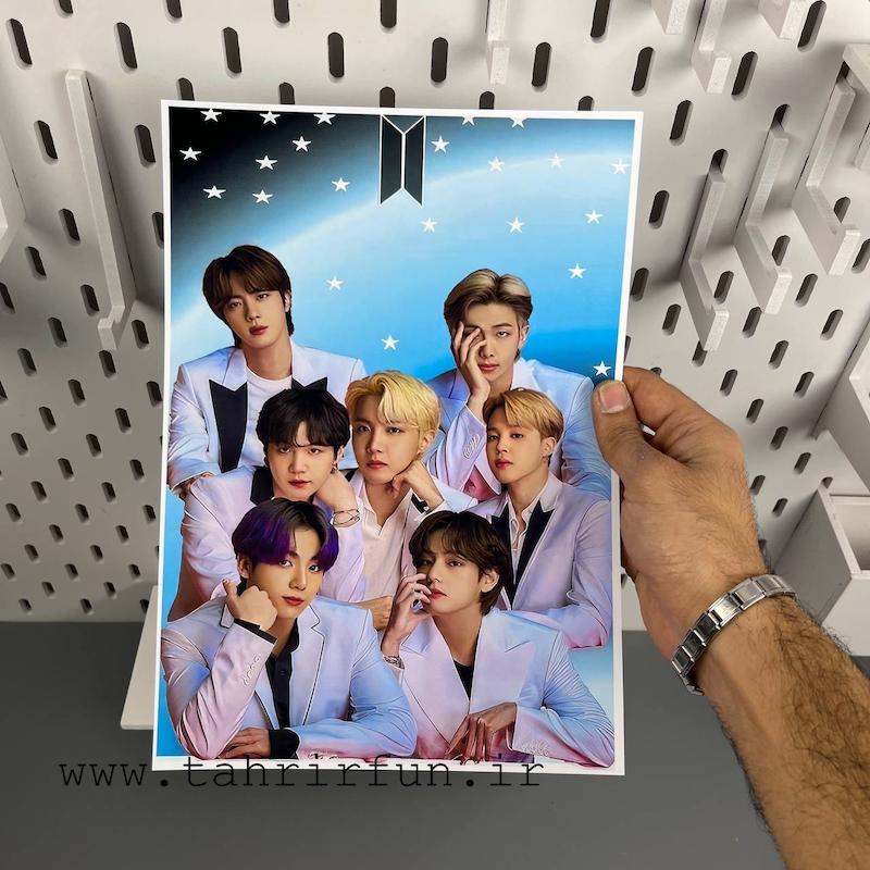 پوستر بی تی اس گروه خوانندگی BTS (سایز 30در20) کد 11