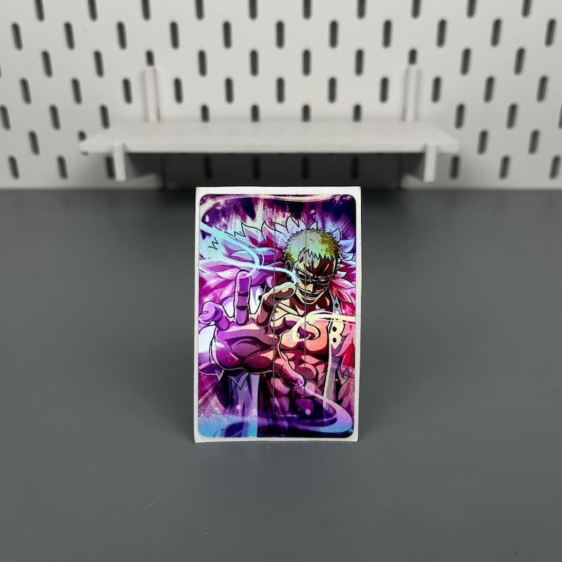 برچسب عابر بانک هولوگرامی انیمه ای وان پیس طرح دوفلامینگو ()(One piece)