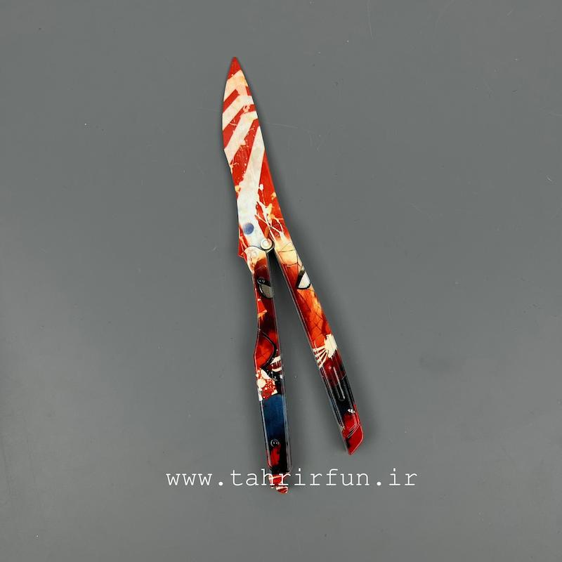 چاقو پروانه ای اسپایدر من ، چاقو پروانه ای مردعنکبوتی دکوری