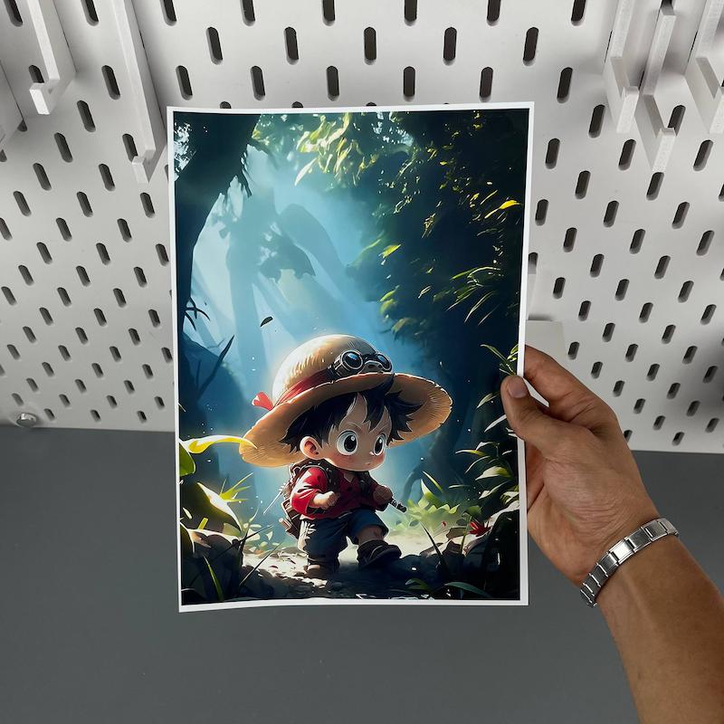 پوستر انیمه وان پیس طرح مانکی دی لوفی(لوفی کیوت) (Monkey D. Luffy)