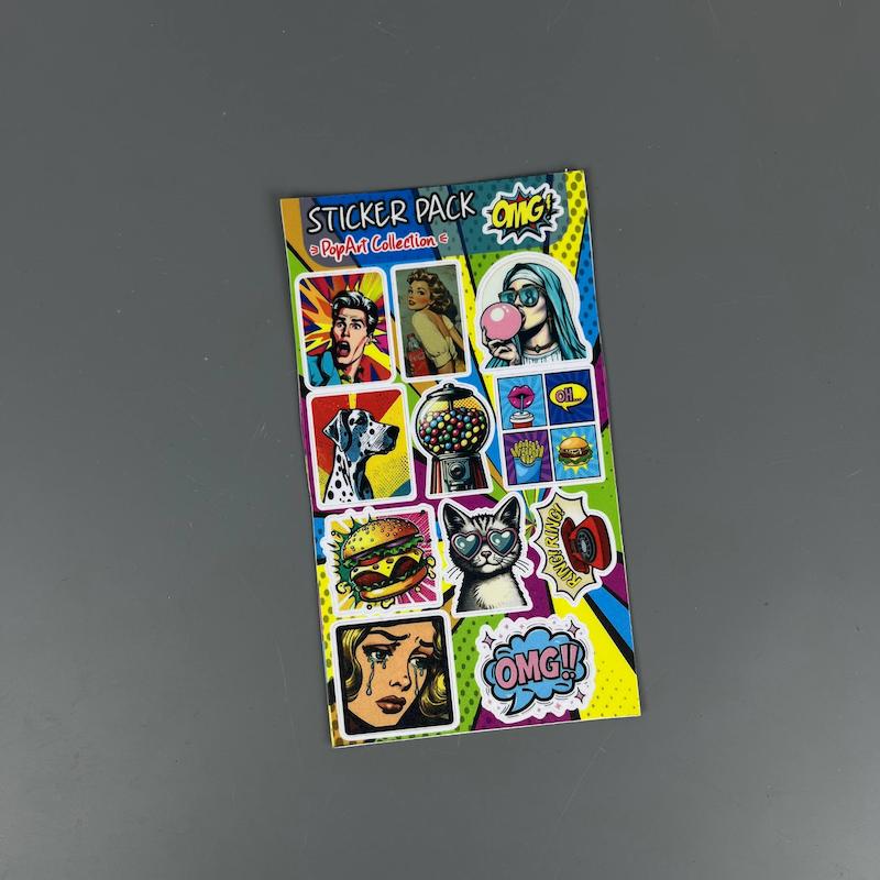 پک استیکر Popart collection, استیکر  Popart collectionلپ تاپ و موبایل و ماشین ضد آب و ضد خش  Popart collection