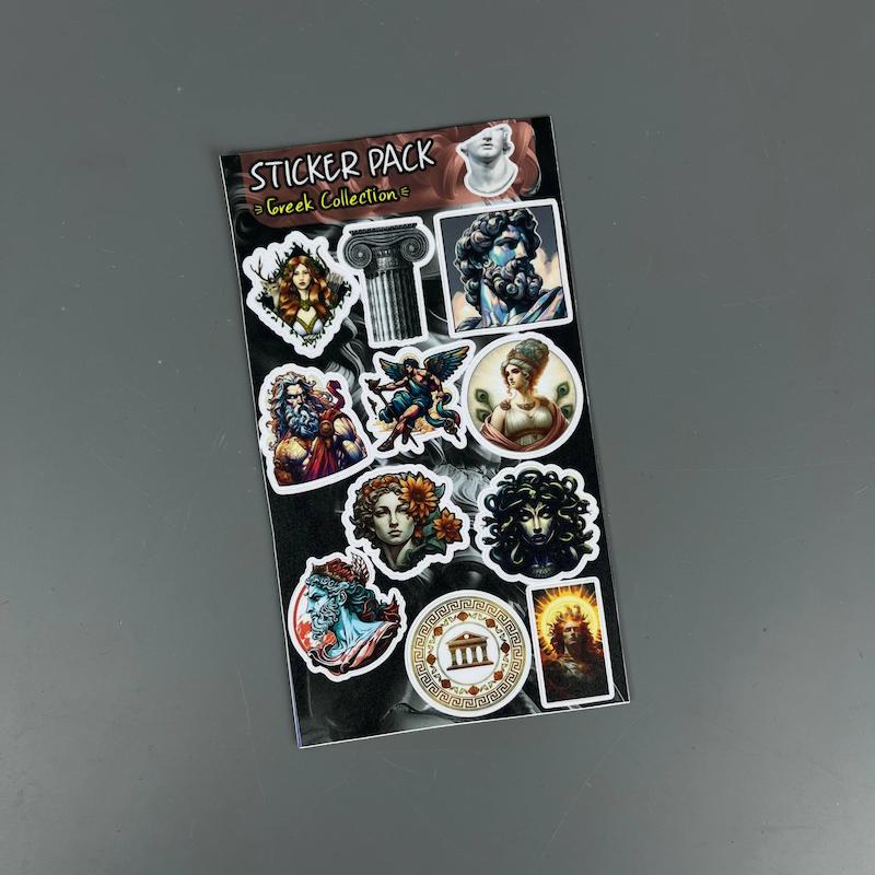 پک استیکر Greek collection , استیکر  Greek  collectionلپ تاپ و موبایل و ماشین ضد آب و ضد خش Greek collection