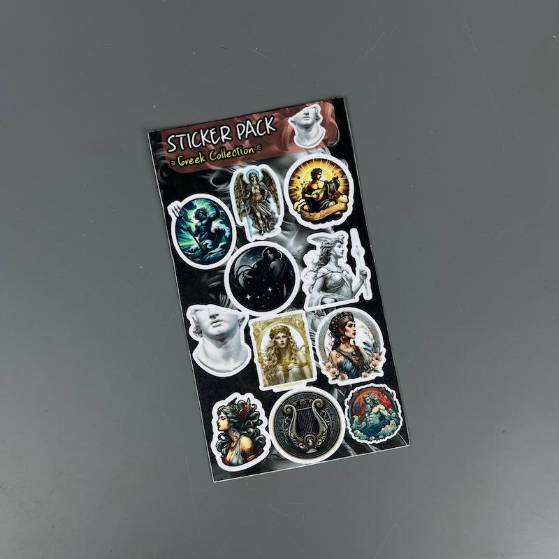 پک استیکر Greek collection , استیکر  Greek  collectionلپ تاپ و موبایل و ماشین ضد آب و ضد خش Greek collection
