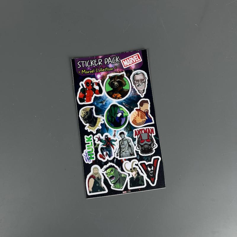 پک استیکر مارول, استیکر مارول  لپ تاپ و موبایل و ماشین ضد آب و ضد خش Marvel collection)