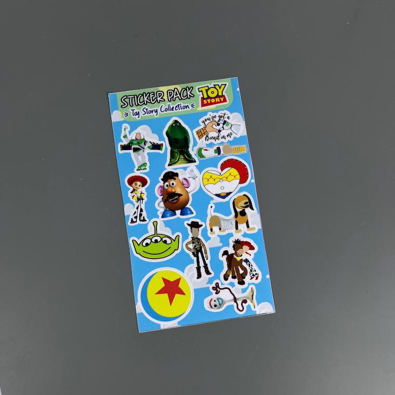 پک استیکر  داستان  اسباب بازی ها , استیکرپکی داستان اسباب بازی ها ضد آب و ضد خش (Toy story collection )