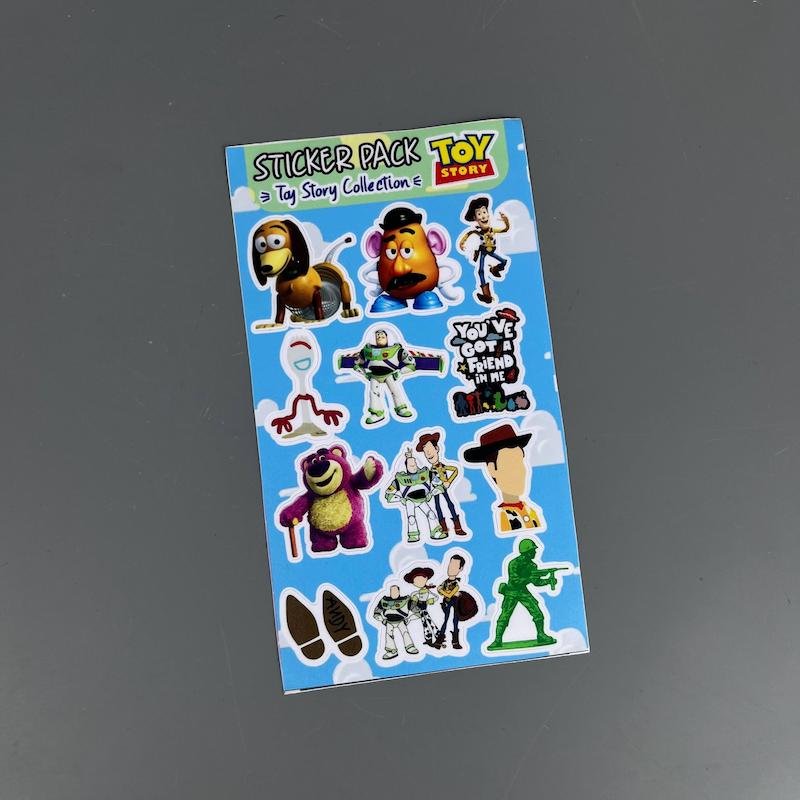 پک استیکر  داستان  اسباب بازی ها , استیکرپکی داستان اسباب بازی ها ضد آب و ضد خش (Toy story collection )-کپی
